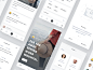 Mobile Blog App UI kit : View on Dribbble