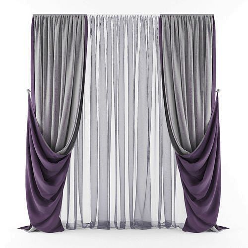 curtain 3d model 69 ...