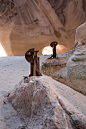 Ivo Bisignano Solo Exhibition Human Forms in Ancient Israel Cave, Photo Shai Epstein | Yellowtrace