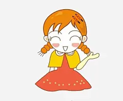 卡通笑眼女生 免费下载 页面网页 平面电商 创意素材