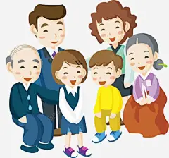 卡通一家人 免费下载 页面网页 平面电商 创意素材
