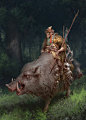 Boar rider