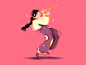 Trumpet girl ！ girl character music trumpet illustration