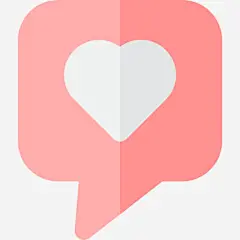 聊天图标高清素材 多媒体 对话 心 气泡 沟通 爱 聊天 通信 免抠png 设计图片 免费下载