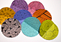 Texture Ball : Craft for Christmas tree.