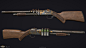 Bioshock: The Collection - Shotgun, Cordell Felix : I had the honor of remastering the Shotgun for Bioshock 1. Staying true to the original was my highest priority. For this weapon, I wanted to make the gold design really come out in the low poly bake.