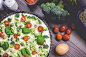 Healthy Fitness Broccoli Pie with Basil Free Image Download