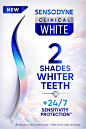 Want whiter teeth? But worried about your sensitive teeth? Try New Sensodyne Clinical White.