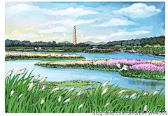 山东日照某山地别墅景观手绘概念设计