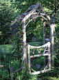 Arched Door Garden Home Design Ideas, Renovations & Photos