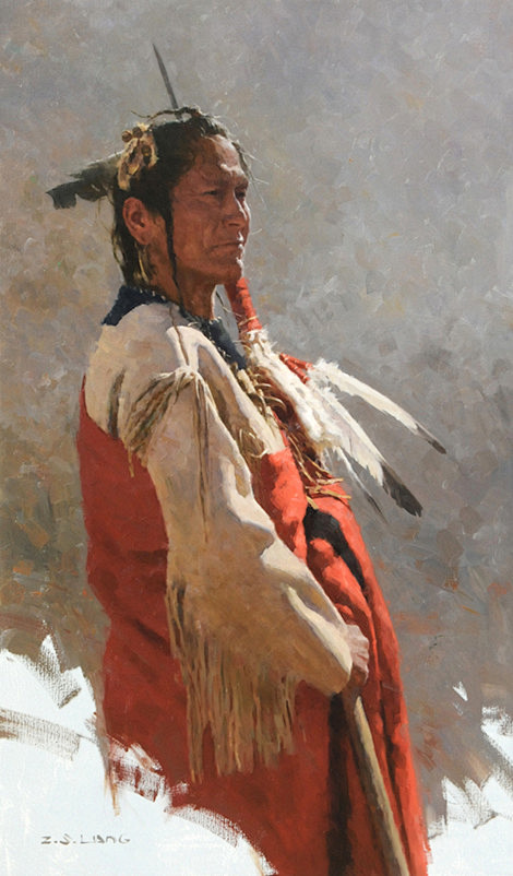 旅美画家 Z.S.LIANG 和他的印第...