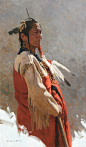 旅美画家 <wbr>Z.S.LIANG <wbr>和他的印第安人油画（续）