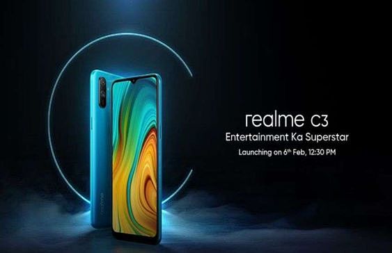 6 फरवर क Realme C3 भ...