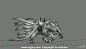 大飞鸟，巨型蠕虫的攻击施法休闲待机受击击倒走跑等动作demo gif版（2） - 游戏动画 - CGJOY