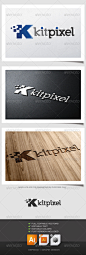 Kit Pixel Logo - GraphicRiver Item for Sale