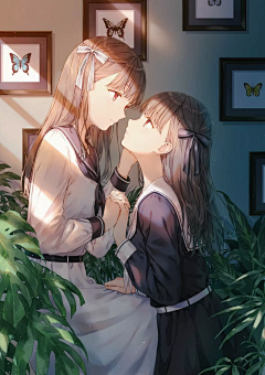 月光的幻想采集到动漫 | 百合无限好