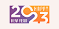 2023年新年快乐跨年2023 LOGO徽标活动标设计数字海报EPS矢量模板