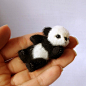 Micro PANDA bear PATTERN Miyako - emailed PDF -  by Tatiana Scalozub