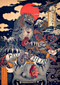 — RLoN Wang’s Vivid Illustrations Depict Dynamic...