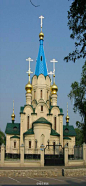 俄罗斯布拉格戈维申斯克市的教堂

