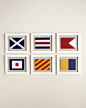 H7PTE Six Sailing Flag Giclees