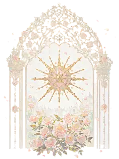 【米图网-52mitu.com】殿堂 欧式 花纹 唯美 梦幻 十字 仪式 花卉欧式图纹