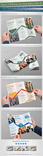 Multi-purpose Tri-Fold Brochure | Volume 9 - Corporate Brochures #采集大赛#