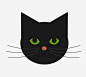 绿眼睛的黑色小猫头像高清素材 动物 卡通 喂养 头像 宠物 小猫 小猫咪 猫 猫咪 猫咪胡子 绿眼睛 胡子 胡须 免抠png 设计图片 免费下载