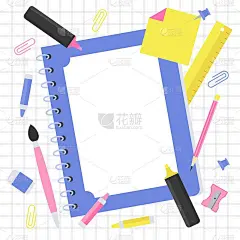 回到学校海报模板矢量插图