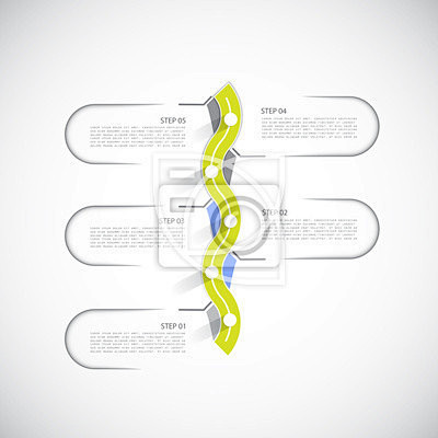 Minimal style infogr...