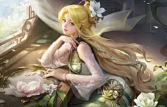 王者荣耀 王昭君-乞巧织情-星传说3440x1440带鱼屏壁纸
