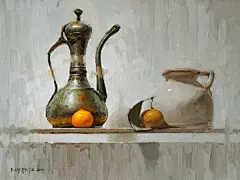 David Cheifetz 油画静物#油画#