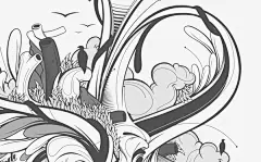 美国Accept &amp; Proceed NIKE耐克体育花纹插画---酷图编号60482