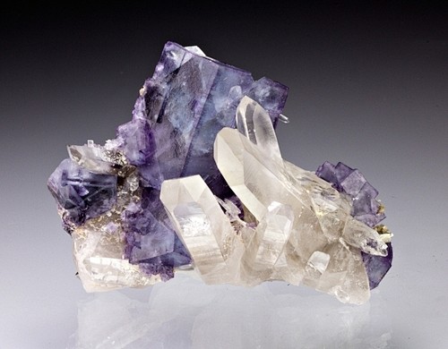 Fluorite with Quartz...