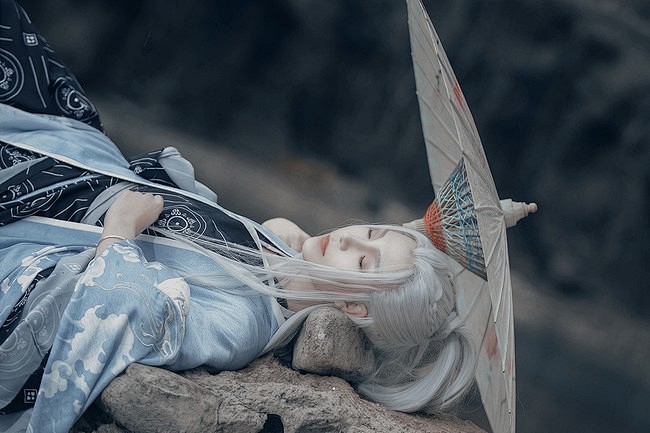 汉服写真-帝川服装：落花笺 - 半次元 ...