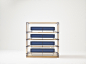Eden_cabinet, 2016, Leather, bronze, wood, 136.8x55x144.9cm, Manufactured by PROMEMORIA, Photo by Daniele Cortese