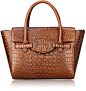 Pijushi Classic Lady Gold Embossed Leather Rose Tote Handle Handbags 22362 (22362 Gold Rose): Handbags: Amazon.com