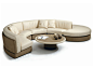 Sectional fabric sofa ZARCO | Upholstered sofa - Rossi di Albizzate
