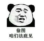 38682偷图咱们法庭见 斗图 表情包 花瓣搜索【关键字+飞天胖虎】可以找到系列表情包