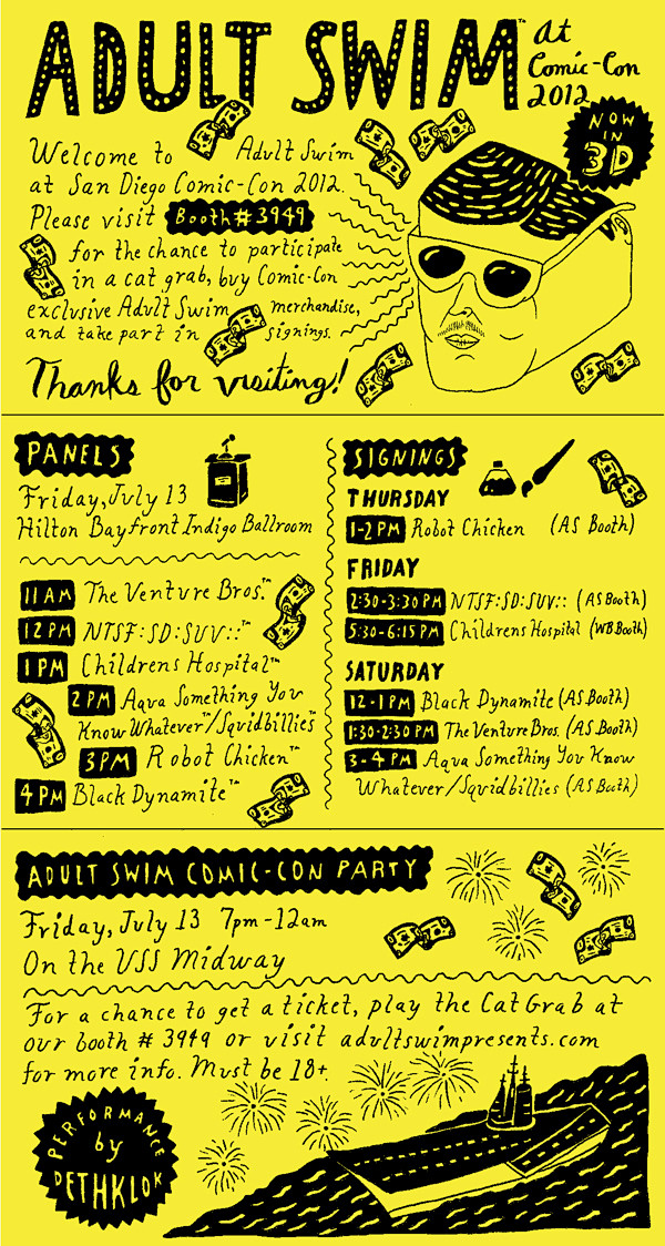Adult Swim 2012动漫展小册...