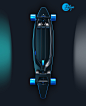 "Enlope" electric longboard on Behance