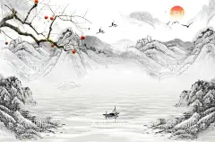 新中式水墨山水背景墙  - 源文件下载【酷图网】电视背景墙,装饰画,背景墙,装修,客厅,沙发,壁画,墙纸,壁纸,国画,古典,中国风,水墨,新中式,海纳百川,宁静致远,天道酬勤,山水情,流水生财,源远流长,仙鹤,小船,装饰画山水,海纳,山水,背景,中式,中式山水,电视背景,山水背景,山水装饰画,中式背景,电视,海纳百川背景,装饰画背景,国画山水,