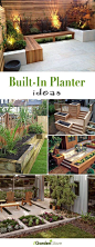 Built-In Planter Ideas • Projects, Ideas and Inspiration!: 