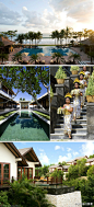 [巴厘岛] 奢华旅行度假 ： 占据了水明漾绝佳位置，位于#巴厘岛#蜿蜒海岸线上的The Legian Bali是阳光、海岸及水上运动的家园。这处以现代风情打造的度假村拥有金色的沙滩及葱郁的棕榈。而在其纵览印度洋海水之余，度假村所处之处更集合了巴厘岛最时尚最in的购物场及娱乐地，也是巴厘岛值得逗留的休憩地之一。