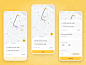 On demand delivery app concept
