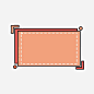 Memphis Minimalist Line Cartoon Cute Border Box Dialog, Memphis Border