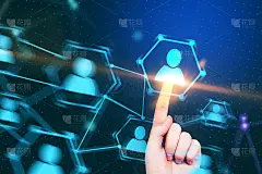 手动触摸人力资源网络界面