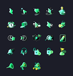 o小欣o采集到3D icon