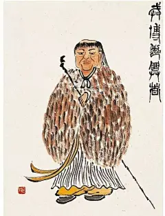 齐白石《十八尊者造像图册》（上）
齐白石的人物画，早年为了生计，符合旧时代风格，较为工谨、写实，而变法成熟之后，大多简笔写意，略于形貌而精于神意，用笔随意而不拘于格法。此《十八尊者造像》图是齐白石人物画变法过程中具有承前启后意义的作品。十八尊者造型迥异、神情毕现，颇有漫画的特点， ​​​​...展开全文c