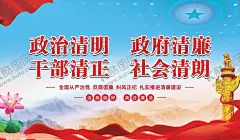 清正廉洁 【酷图网】政治清明,政府清廉,清廉政府,广告设计,海报设计